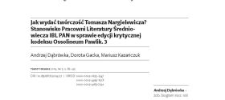 Jak wydać tw&oacute;rczość Tomasza Nargielewicza? Stanowisko Pracowni Literatury Średniowiecza IBL PAN w sprawie edycji krytycznej kodeksu Ossolineum Pawlik. 3