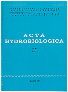 The participation of bacteria, algae and the remaining organisms in the total oxygen respiration of bottom sediments on the stream - Dobczyce dam reservoir line (southern Poland)