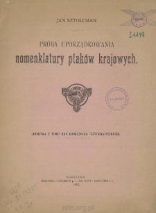 Pr&oacute;ba uporządkowania nomenklalury ptak&oacute;w krajowych