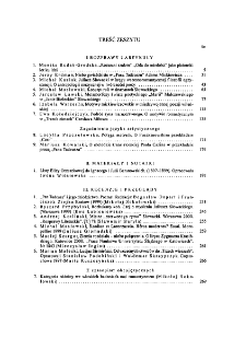Pamiętnik Literacki, Z. 3 (2001), Treść zeszytu