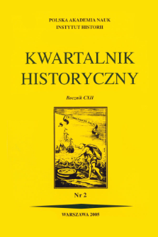 "Kwartalnik Historyczny" - zarys dziej&oacute;w czasopisma naukowego
