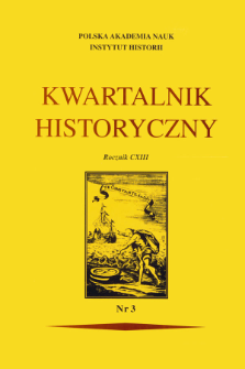 Kwartalnik Historyczny R. 113 nr 3 (2006), Recenzje