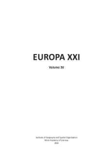Europa XXI 36 (2019), Contents