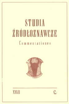 Przyczynki do dziej&oacute;w kancelarii Kazimierza Wielkiego z Archiwum Watykańskiego