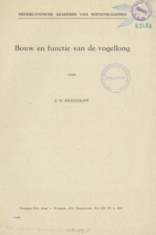 Bouw en functie van de vogellong