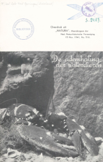 De ademhaling der Waterdieren