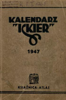 Kalendarz "Iskier" : na rok 1947 Cz.2