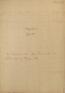Burgstadt. Juli 1944