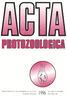 Acta Protozoologica, Vol. 35, Nr 1 (1996)
