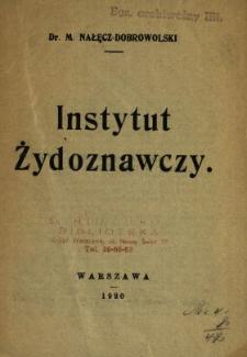 Instytut Żydoznawczy