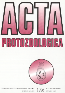 Acta Protozoologica, Vol. 35, Nr 4 (1996)
