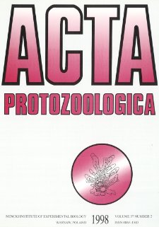 Acta Protozoologica, Vol. 37, Nr 2 (1998)