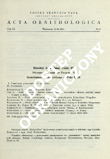 Materiały do awifauny Polski. III