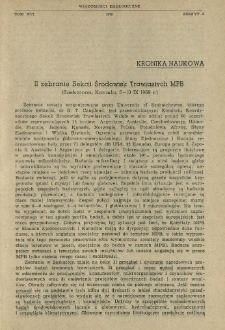 II zebranie Sekcji Środowisk Trawiastych MPB (Saskatoon, Kanada, 5-10 IX 1969 r.)