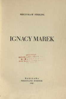 Ignacy Marek