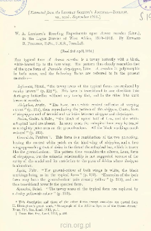 W. A. Lamborn&rsquo;s Breeding Experiments upon Acroea encedon (Linn.), in the Lagos District of West Africa, 1910-1912
