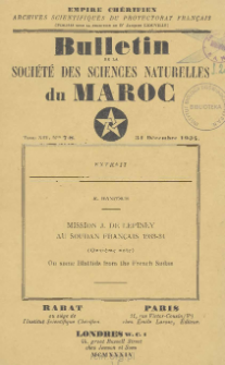 Mission J. De L&eacute;piney au Soudan Fran&ccedil;ais 1933-34 (Onzi&egrave;me Note) : On some Blattids from the French Sudan