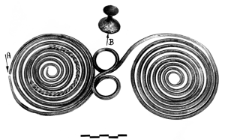 spectacle fibula with a knob (Dzierżęcin) - metallographic analysis