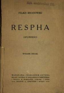 Respha : opowieści