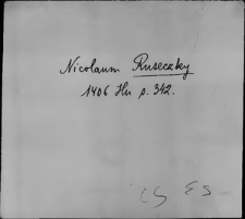 Kartoteka Słownika staropolskich nazw osobowych; Rus - Ruth