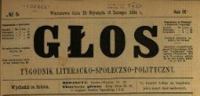 Głos : tygodnik literacko-społeczno-polityczny 1894 N.5