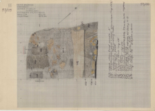 KZG, VI 401 D, plan archeologiczny wykopu, cmentarz (grób 16/59)