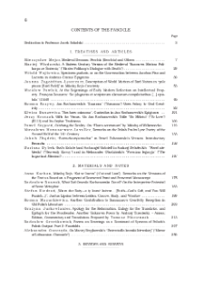 Pamiętnik Literacki, Z. 2 (2020), Contents of the fascicle