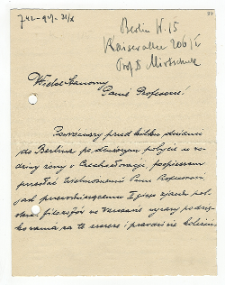 List Ivana Mirczuka do Kazimierza Twardowskiego : 27.10.1927