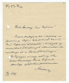 List Ivana Mirczuka do Kazimierza Twardowskiego : 19.11.1927