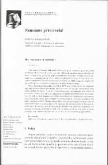 The renaissance of antibodies