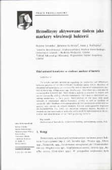 Thiol-activated hemolysins as virulence markers of bacteria