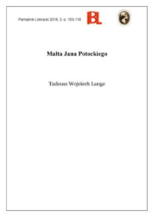 Malta Jana Potockiego