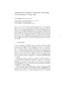 Towards more human consistent reasoning via intuitionistic fuzzy sets