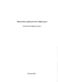 Markowskie modele proces&oacute;w edukacyjnych