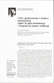 Agrobacterium T-DNA in the eukaryotic cell: nuclear import and integration into the plant genome