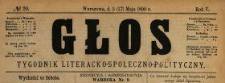 Głos : tygodnik literacko-społeczno-polityczny 1890 N.20