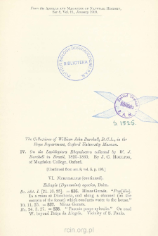 On the Lepidoptera Bhopalocera collected by W. J. Burchell in Brazil, 1825-1830. [p. 2]