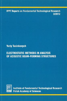 Electrostatic methods in analysis of acoustic beam-forming structures