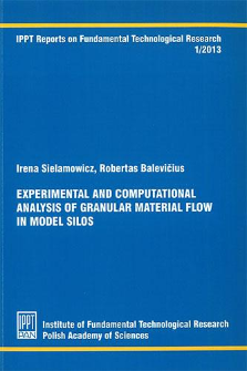 Experimental and computational analysis of granular material flow in modern silos