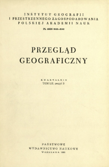 Przegląd Geograficzny T. 52 z. 3 (1980)