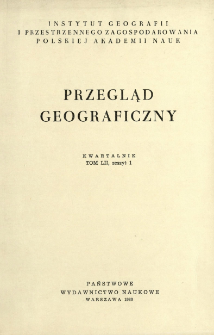 Przegląd Geograficzny T. 52 z. 1 (1980)