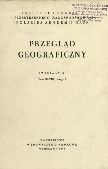 Przegląd Geograficzny T. 48 z. 3 (1976)