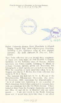 Oxford University Hudson Strait Expedition to Akpatok Island, Ungava Bay, 1931 : Hymenoptera Parasitica, including a few Specimens taken at Port Burwell, Labrador