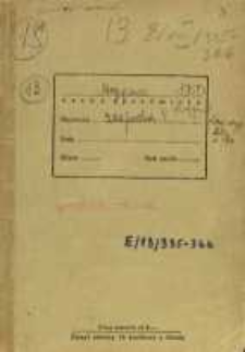 Zeszyty z badań gwarowych; E/13