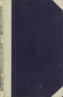 Materyjały Antropologiczno - Archeologiczne z. 1 (1877)