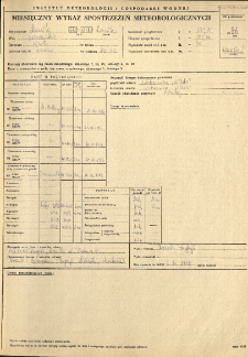 Miesięczny wykaz spostrzeżeń meteorologicznych. Wrzesień 1986