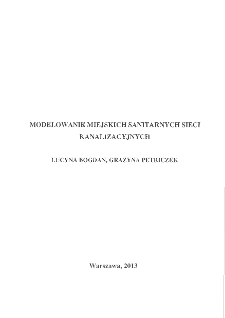 Modelowanie miejskich sanitarnych sieci kanalizacyjnych