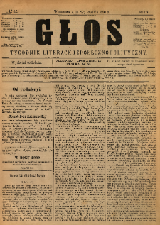 Głos : tygodnik literacko-społeczno-polityczny 1890 N.52