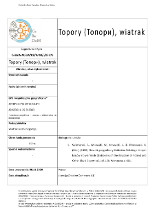Topory (Топори), wiatrak