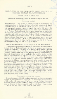 Observations on the Predacious Habits and Prey of Coenosia Humilis, Mg. (Anthomyiidae)